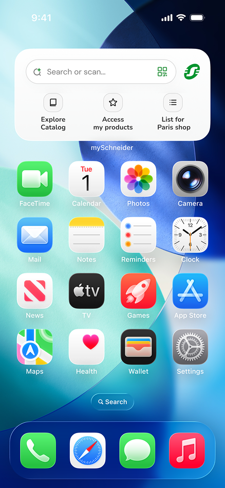 AI search screen 1
